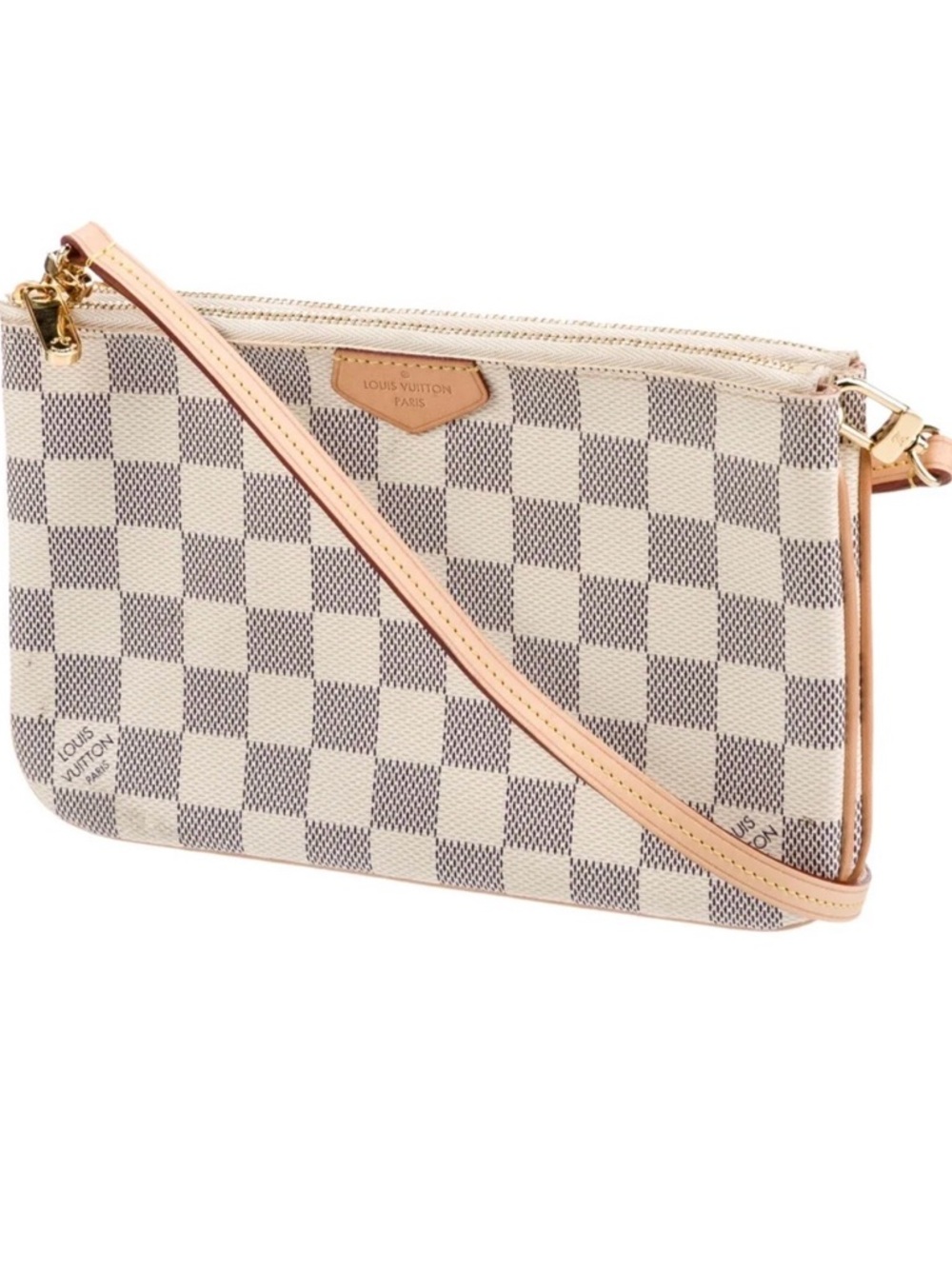 Louis Vuitton Azur Double Zipper Pochette crossbody